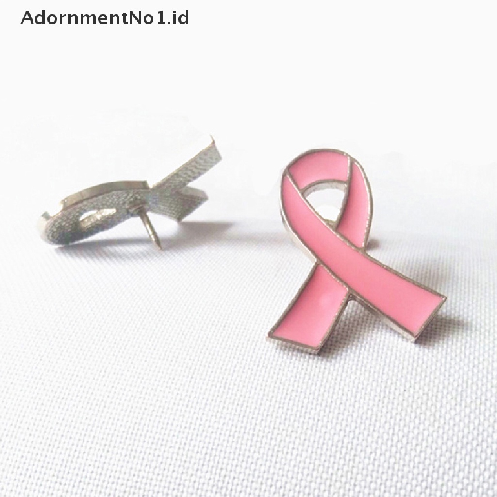 [AdornmentNo1] Tiga Gaya Pink Merah Ungu Hati Pita Kerah Bros Kanker Payudara Enamel Pin Pencegahan Pegal Ransel Lencana Koleksi Hadiah Untuk Teman [ID]