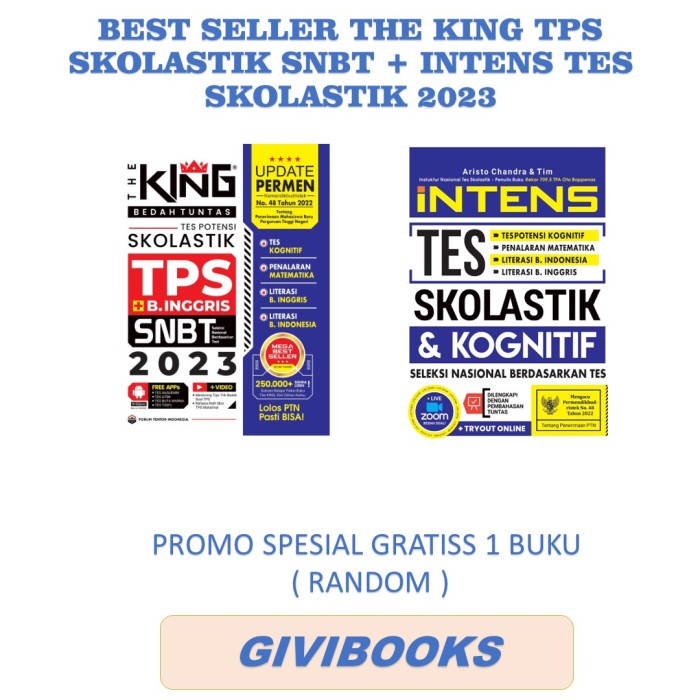 

BEST SELLER THE KING TES SKOLASTIK SNBT 2023