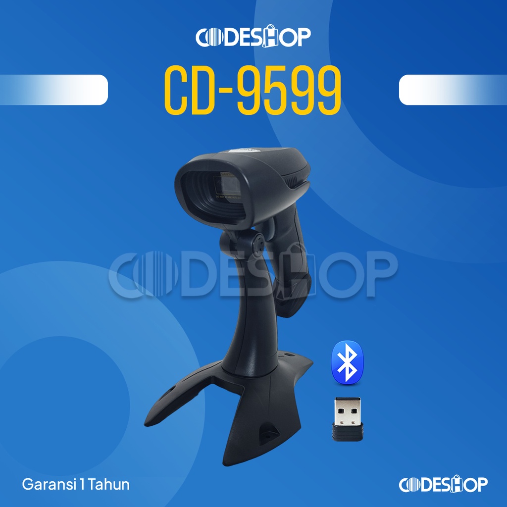 Scanner Barcode Codeshop CD 9599 Scanner 2D Wireless Bluetooth