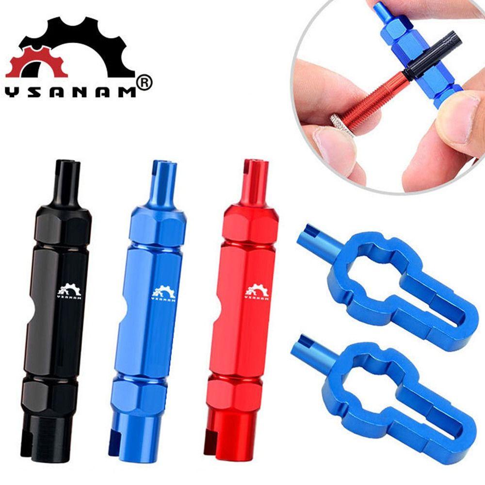 R-FLOWER 2pcs Alat Katup Sepeda Multifungsi Aksesoris Anti-slip Air-Valve Spanner