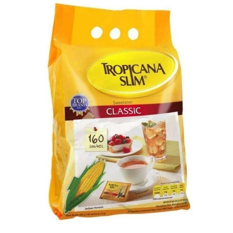 

Ready stok Gula Tropicana Slim Classic Sweetener 160 Sachet GCA