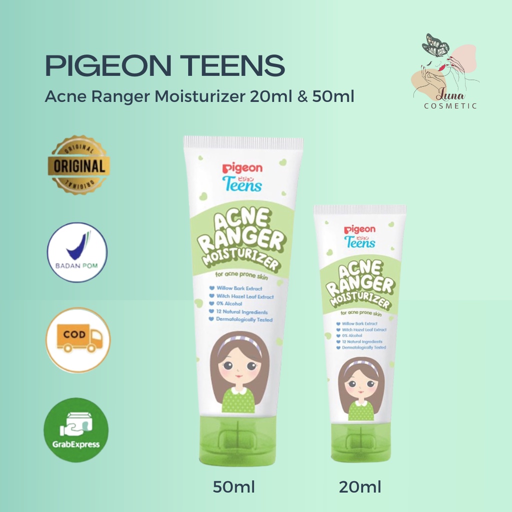 Pigeon Teens Acne Ranger Moisturizer Teens | Pelembab Wajah Remaja