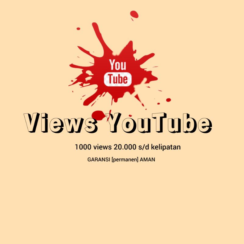 KAOS PRIA BERVIEWS LOGO YTUBE