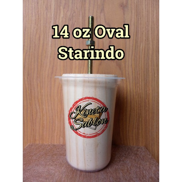 Moulding gelas cup uk 14oz oval Starindo