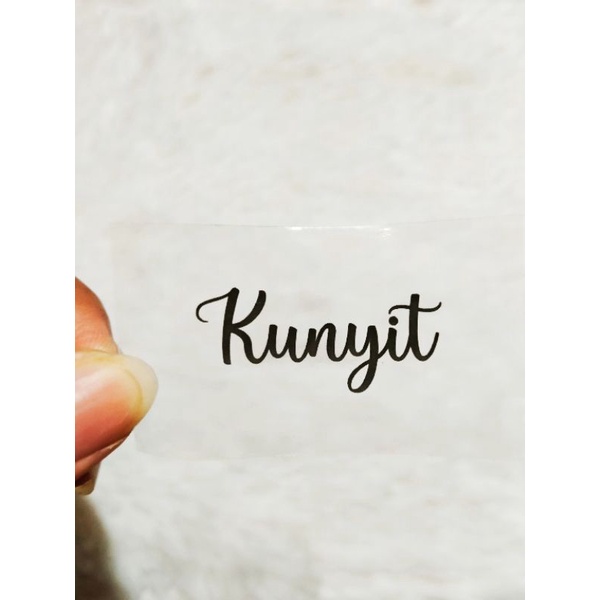 

Varian C 3,5cm6cm Label Nama Bumbu Dapur Transparan TAHAN AIR