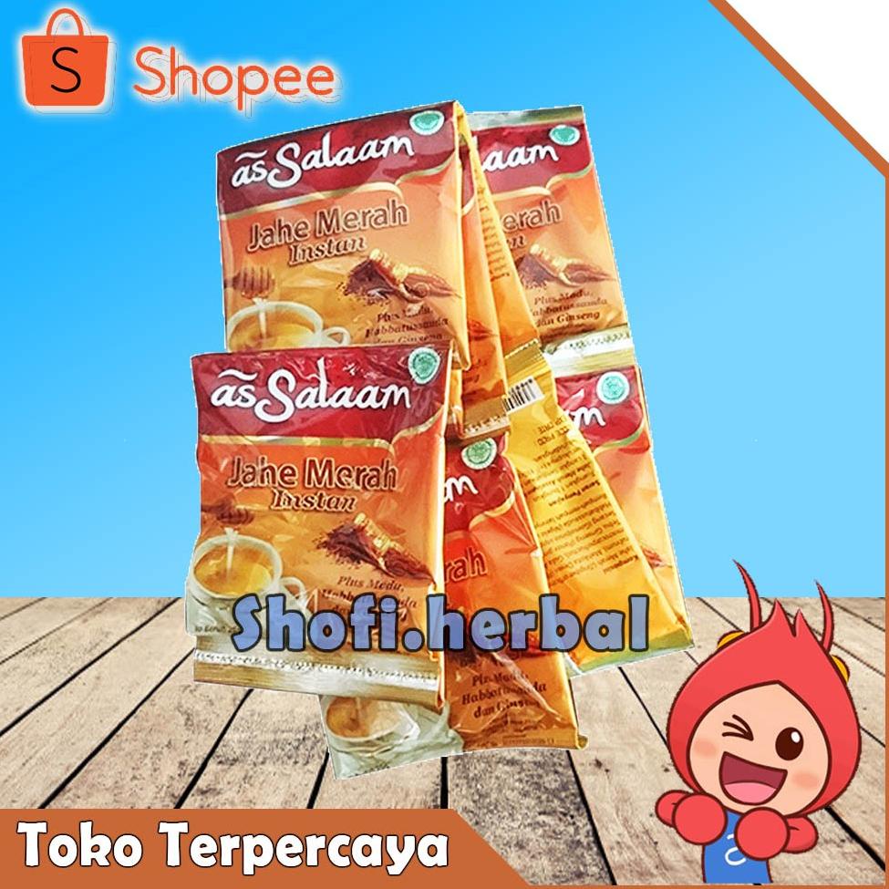 

Dijual murah Jahe Merah As Salam / Assalam / Asalam / As Salaam 10 Sachet L0G