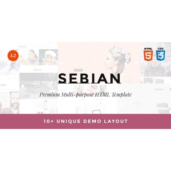 Template SEBIAN Multipurpose eCommerce HTML5 Template Web