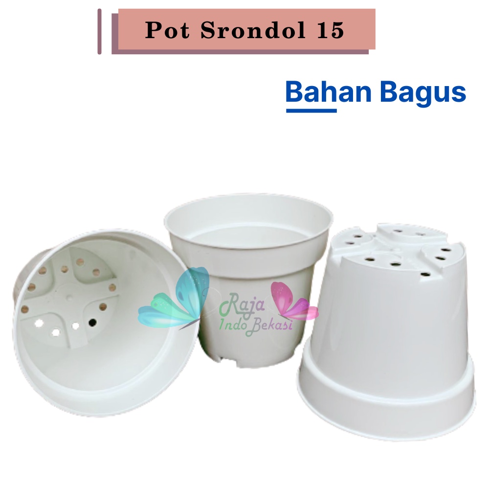 Pot Tinggi Srondol 15 Putih - Pot Tinggi Usa Eiffel Effiel 18 20 25 Lusinan Pot Tinggi Tirus 15 18 20 30 35 40 50 Cm Paket murah isi 1 lusin pot bunga plastik lusinan pot tanaman Pot Bibit Besar Mini Kecil Pot Srondol