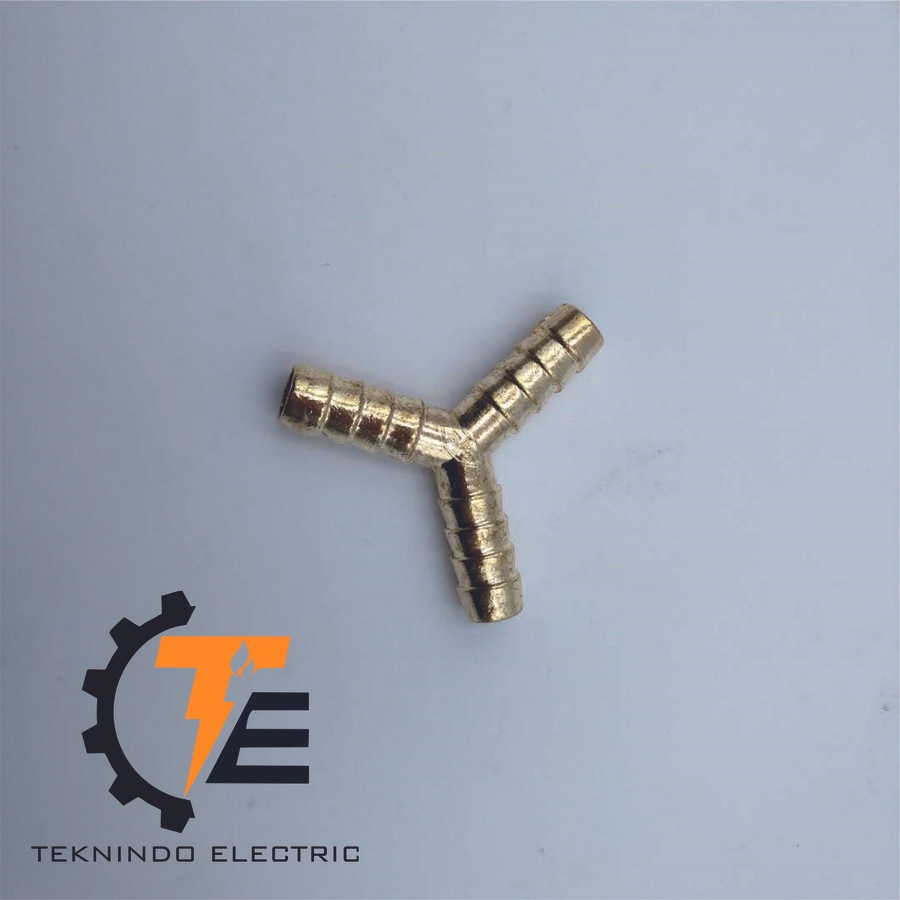cabang 3 selang gas nepel Y selang gas
