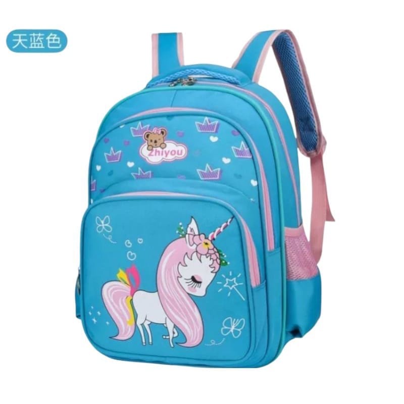 &quot;aurabagss&quot; - Tas Anak Tas Ransel Anak Perempuan Motif &quot; UNICORN &quot;Tas Anak Perempuan Sekolah TK SD Backpack Anak Perempuan Multifungsi Keren Trendy Kekinian