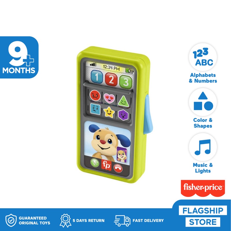 Fisher Price 2-in-1 Slides to Learn Smartphone - Mainan Edukasi Anak