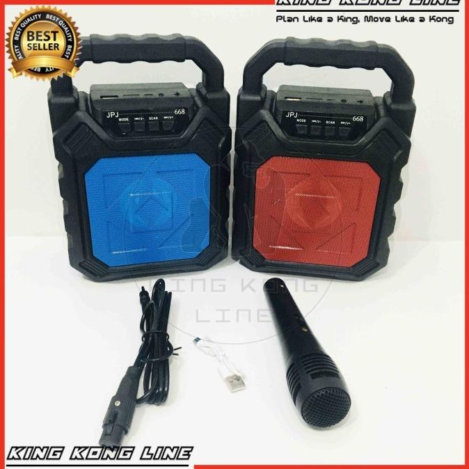 Speaker Box YD668 Bluetooth Wireless Portable Music With Mic Aux USB