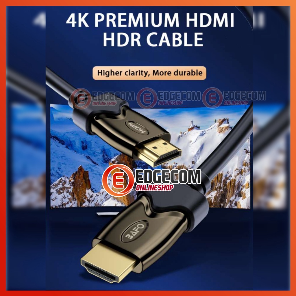 Bafo Kabel HDMI Male to Male 10 Meter V2.0 4K Gold Plated /HDTV cable