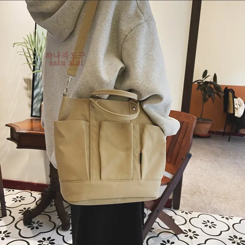 SATU ALAT Tas Selempang WARDAH 100% Canvas Premium Tebal Tas Kanvas