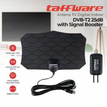 Antena TV Digital Indoor Dalam DVB-T2 25dB with Signal Booster / Antena TV Analog Digital Indoor Dalam Ruangan Rumah Super Jernih Sinyal Stabil Suara Jelas / Antena Penguat Sinyal TV Digital / Anten TV Tabung Digital Indoor Mini / Antena UHF VHF Indoor