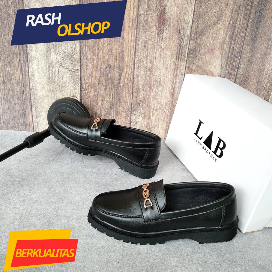 Sepatu Loafer Wanita Hitam Ring Terbaru Sepatu Dokmart Ring Wanita