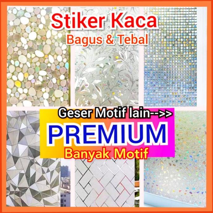 STICKER WALLPAPER STIKER KACA PINTU KAMAR MANDI SUNBLAST JENDELA RUMA