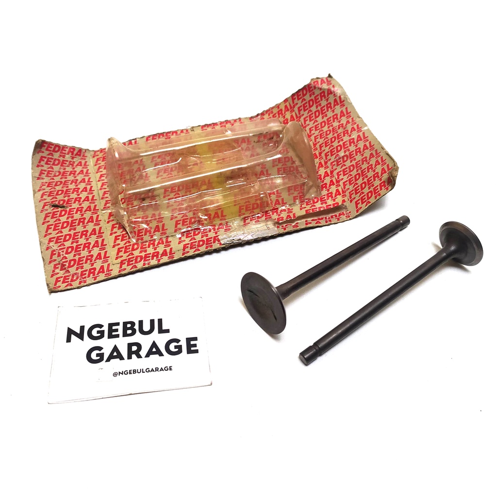 Klep GL100 GL 100 Platina 1 Set HONDA ORI FP 147A1 107 2200 FEDERAL