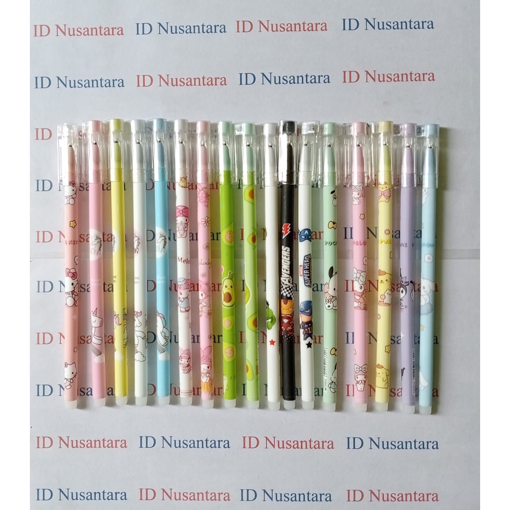 

Pulpen Karakter 1pcs (bisa dihapus)