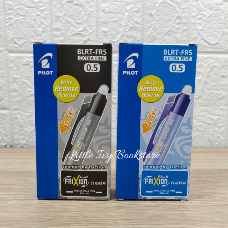 

GROSIR PILOT FRIXION Clicker Pulpen Bisa Dihapus/Erasable Pen Gel 0.5mm Hitam/Biru