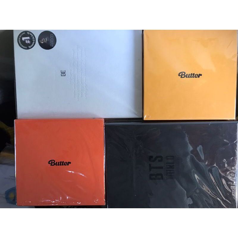 album bts BE Butter cream peach bts word