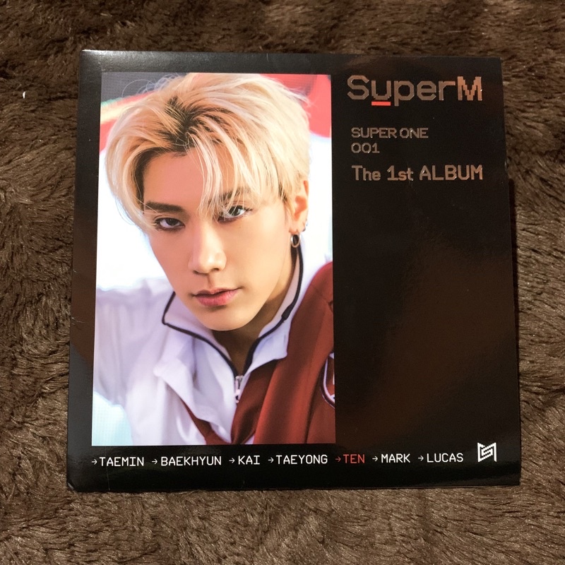 (baca deskripsi) lp mini poster signed ten superm