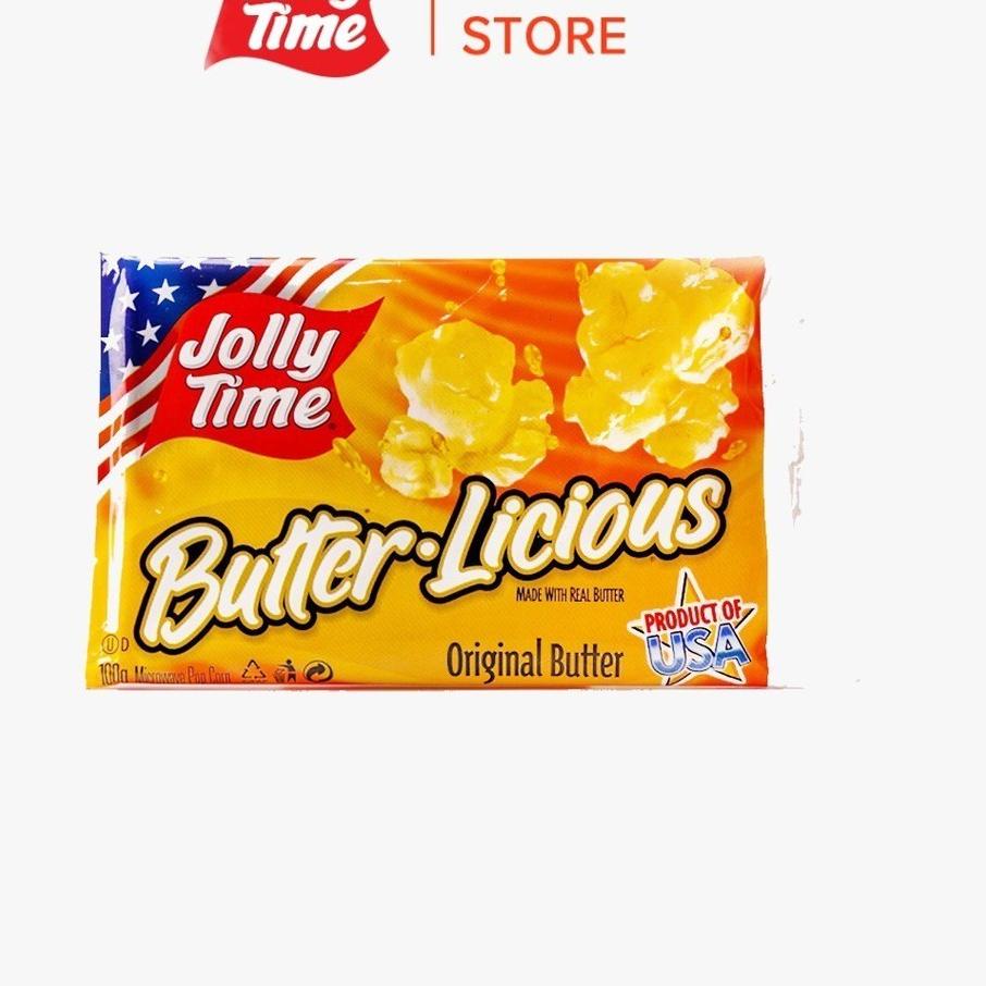 

COD | KBM|Jolly Time Microwave Popcorn - Butterlicious Product Of USA