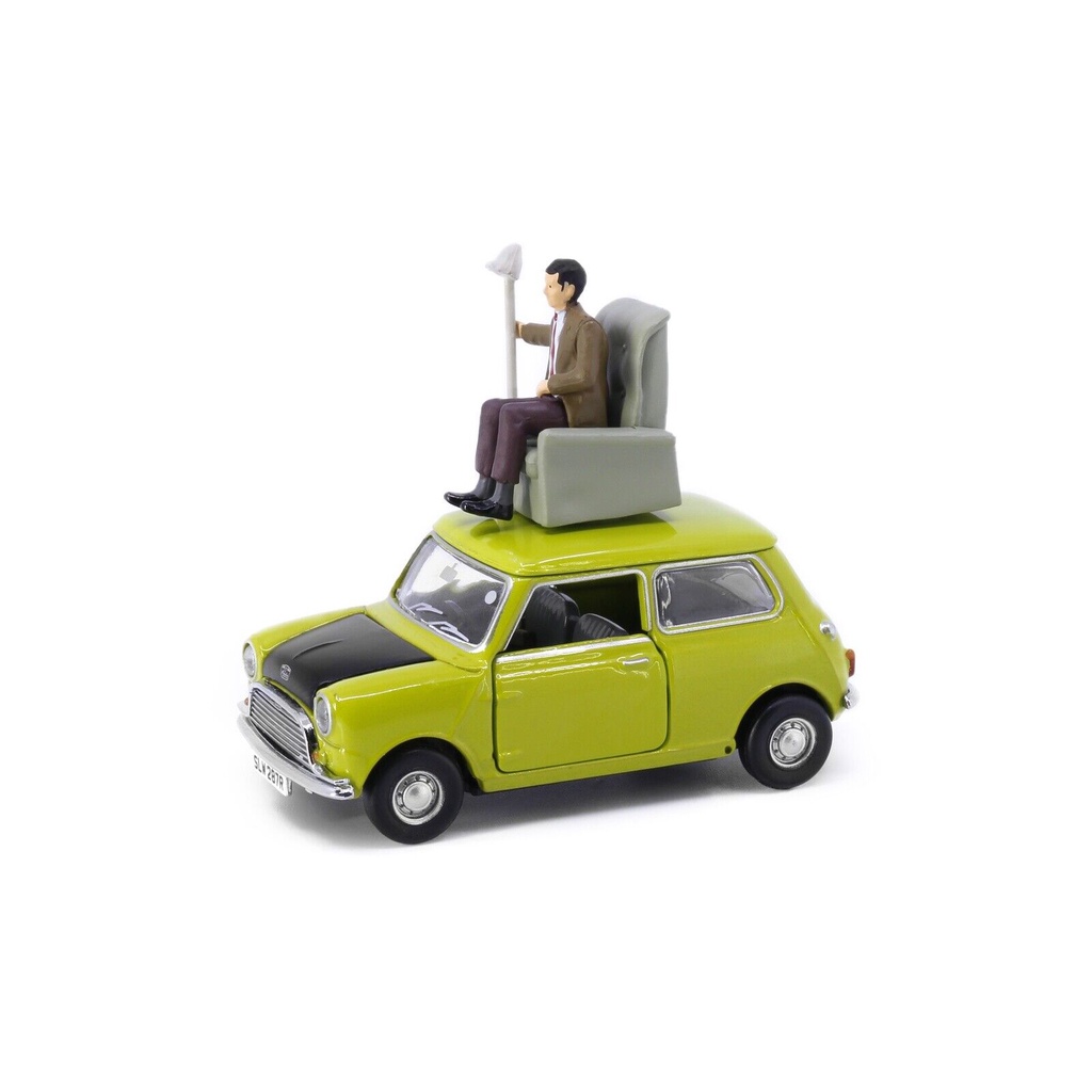 Tiny Diecast Mr Bean Mini w/Drive Figure Mini Cooper