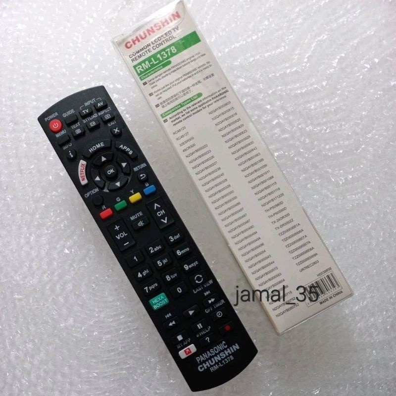 REMOTE REMOT TV PANASONIK ANDROID TV LED/LCD MULTI CHUNSHIN