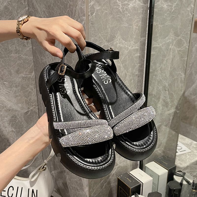 [JY] [KUALITAS PREMIUM] 1502 Sepatu Sandal Wanita Heels Hak 6223 Tali Crystal Blink Blink SW SM ELEGAN CANTIK Pesta Keren Trend Kualitas Bagus Impor