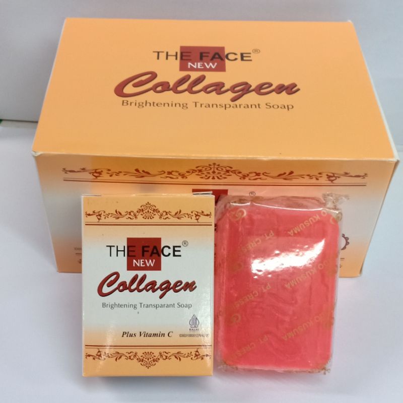 LUSINAN - Sabun Collagen The Face 12 pcs