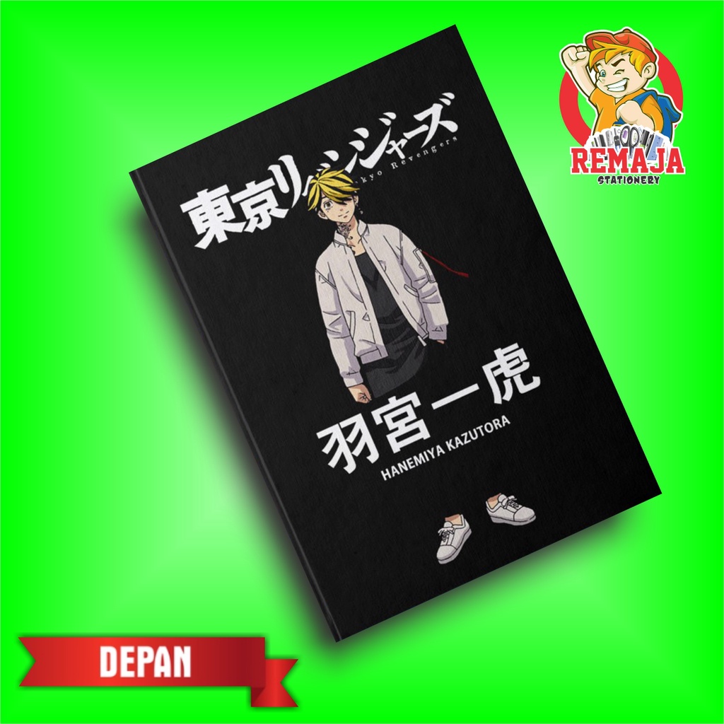 

Notebook / Pocket Book HARDCOVER Anime Tokyo Revengers KAZUTOR Ukuran A5 & A6 / Notes Book