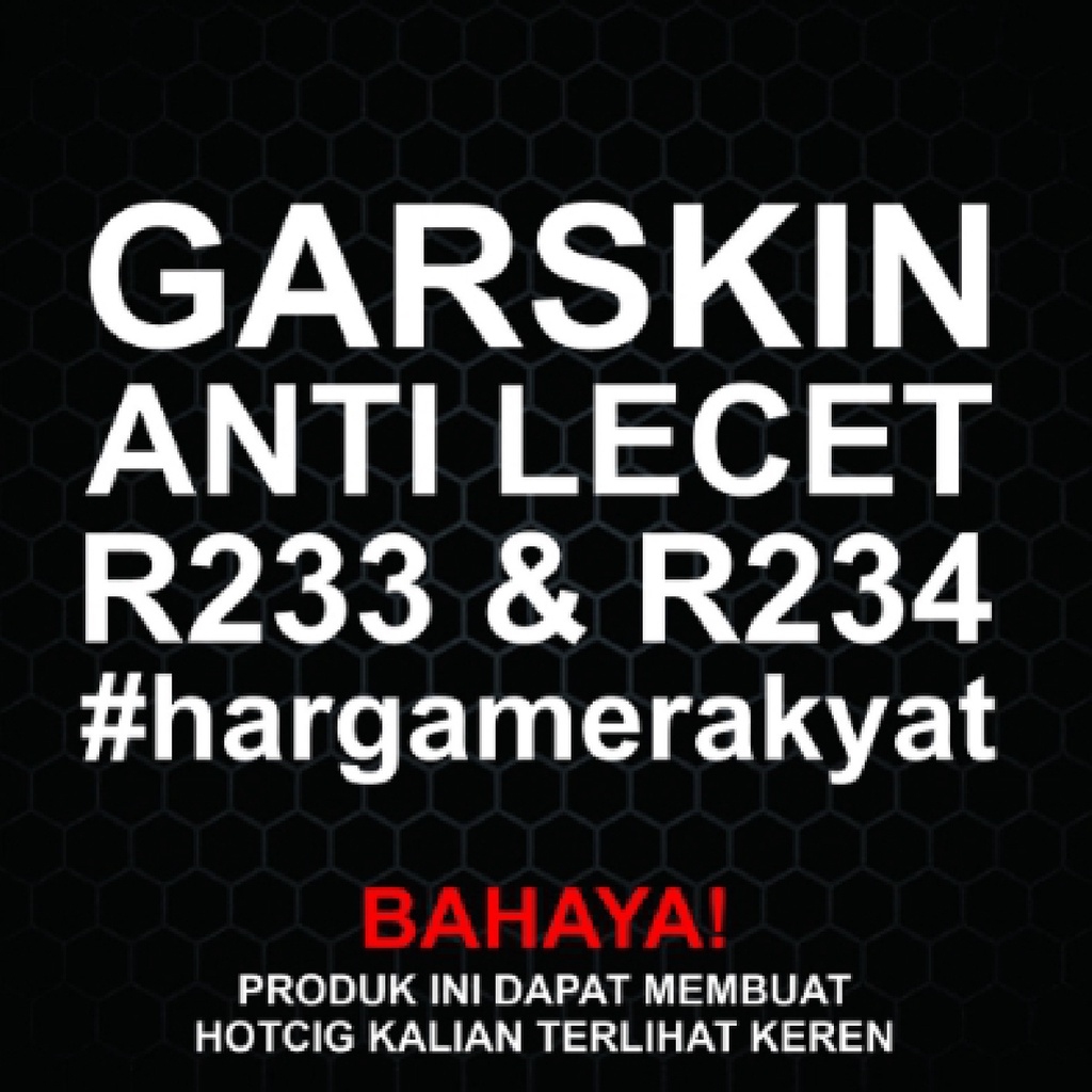 GARSKIN TRANSPARAN 233/234 TERLARIS