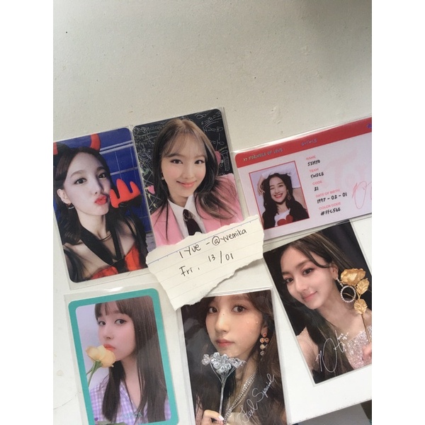 NAYEON DEVIL SET PHOTOCARD TWICECOASTER LANE 1
