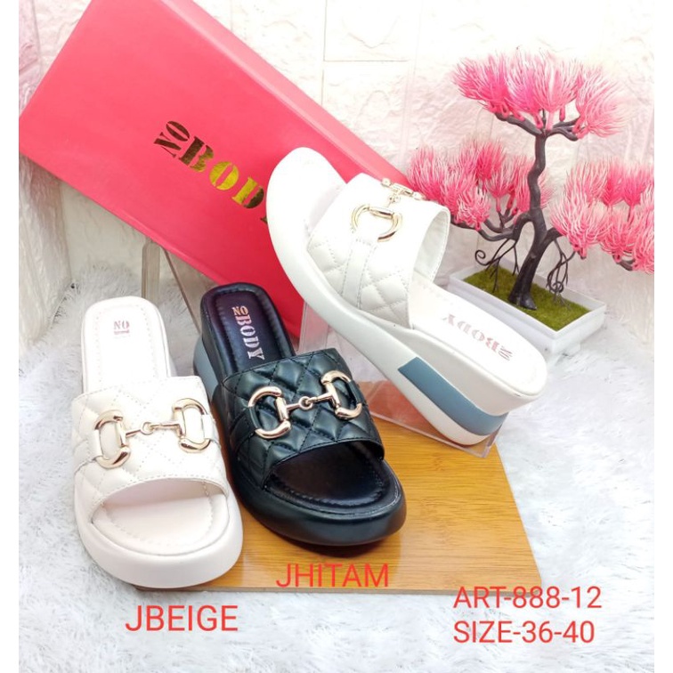 sandal wedges import nobody 888-12