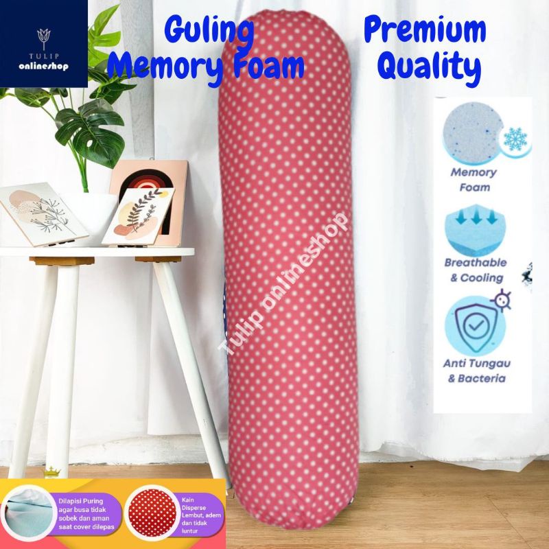 Tulip Guling Memory Foam - memory foam micro