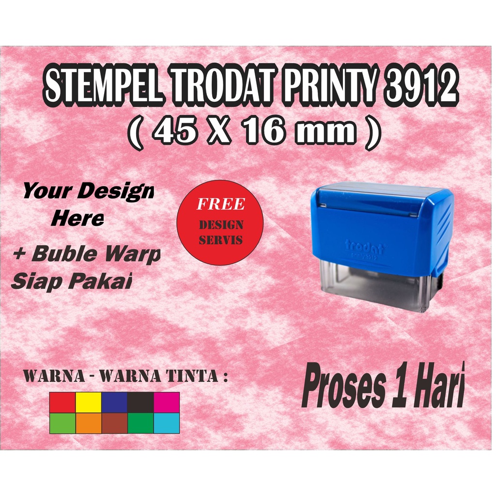 

Stempel Trodat 3912 (45x16mm) Stempel Lunas | Stempel Nama | Stempel Toko | Stempel Doktor | Stempel | Stempel Trodat | Trodat