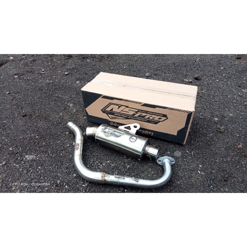 Knalpot racing NS-pro Exhaust d38 for beat fi. beat karbu. Mio sporty. Mio j. Vario. dll