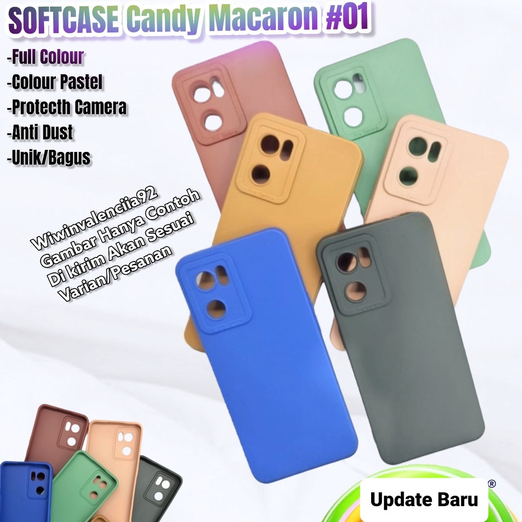 Softcase COLOUR CANDY Full MacCaron OPPO F11 F11Pro F9 F9Pro F7 F5 F3 F3+ F1S Selfie F1+ F1 F1F Soft Case Lembut TPU Warna Warni Ful Cover Protecth Camera Silikon-Silicone Hard Black Rose gold Green Red merah Marun Bagus Baru-Z Plus 4G 5G PRO F