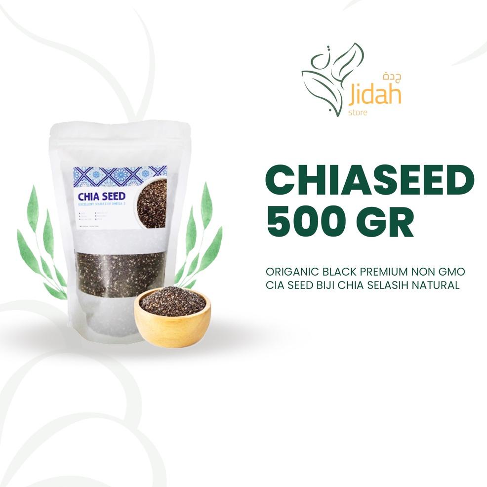 

Promo ' organic chia seed 500gr premium original non GMO cia seed mexico black chia seed chiaseed asli ✄