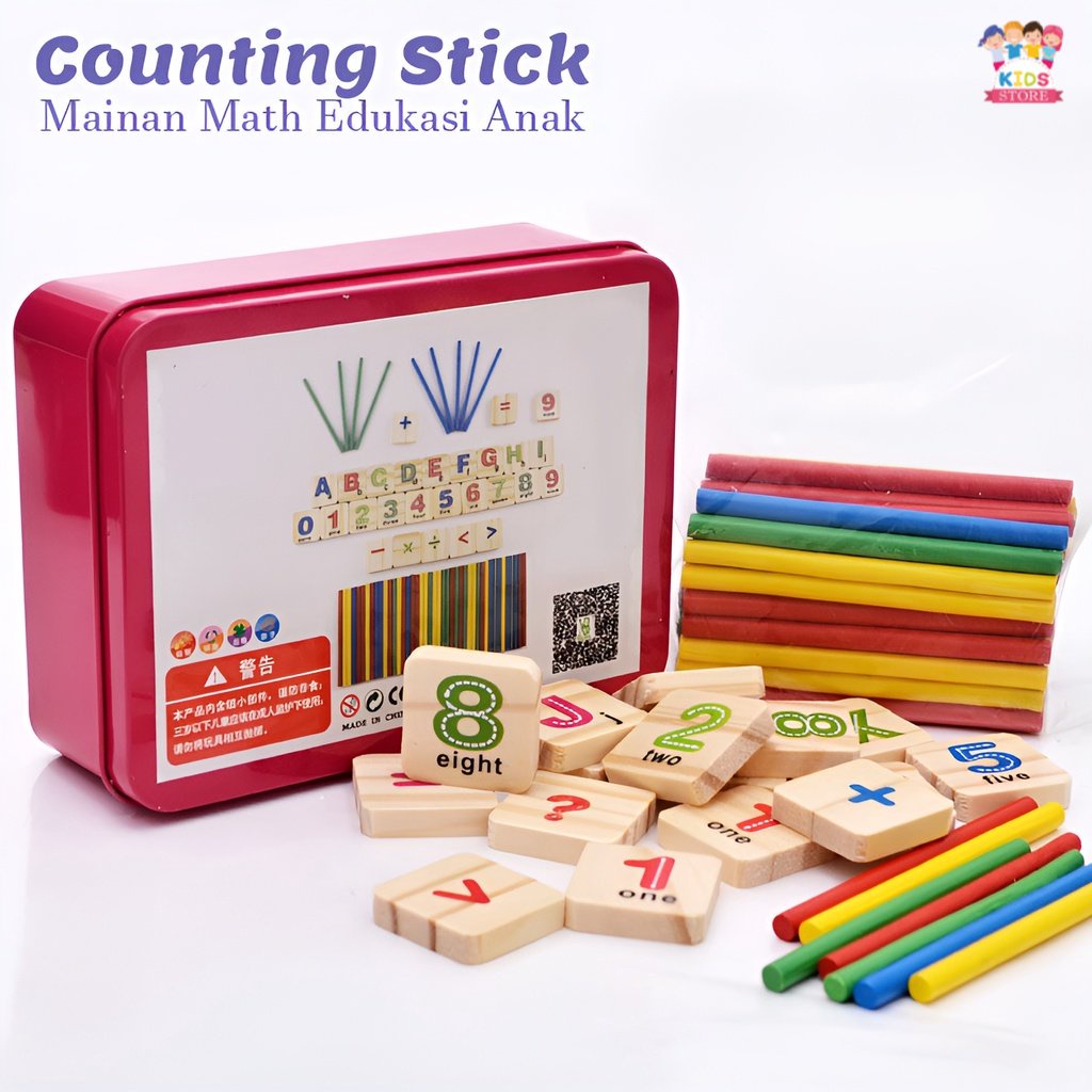 Counting Stick | Mainan Belajar Anak Mainan Edukasi | Kado Ulang Tahun Anak Perempuan | Mainan Berhitung Anak Cewek