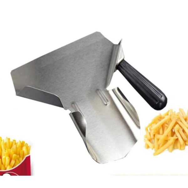 

Unik French Fries Scoop Sekop Sendok Kentang Goreng Stainless Steel Murah