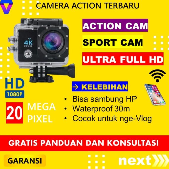 KAMERA ACTION CAMERA GOPRO WIFI HELM GO PRO ANTI AIR OUTDOOR MURAH 15