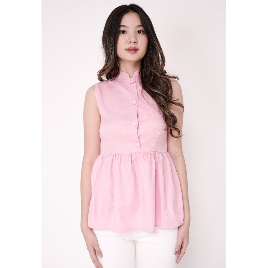 Sleeveless Blouse Top Atasan Wanita 1627 ( S - XL)