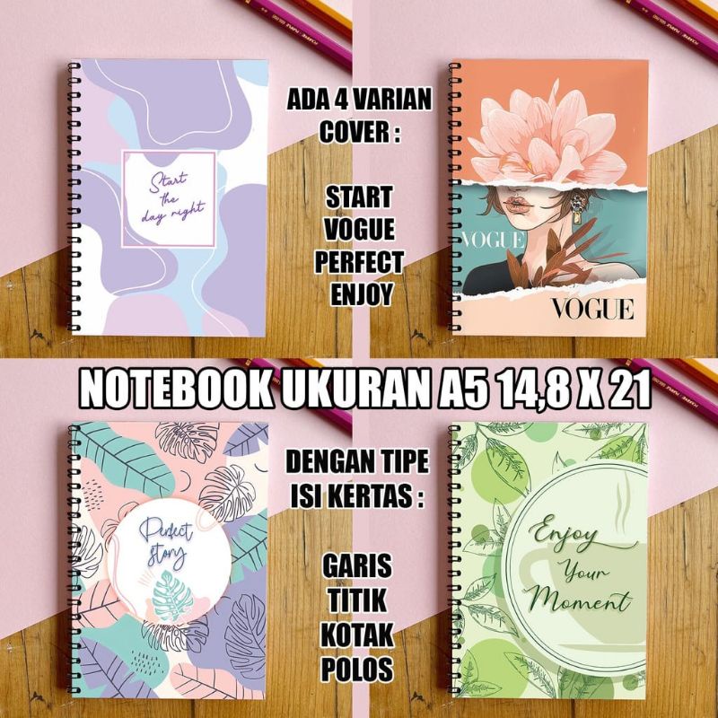 

Notebook A5 _Dengan cover terbaru Buku catatan murah Buku Diary Notebook Journal Buku