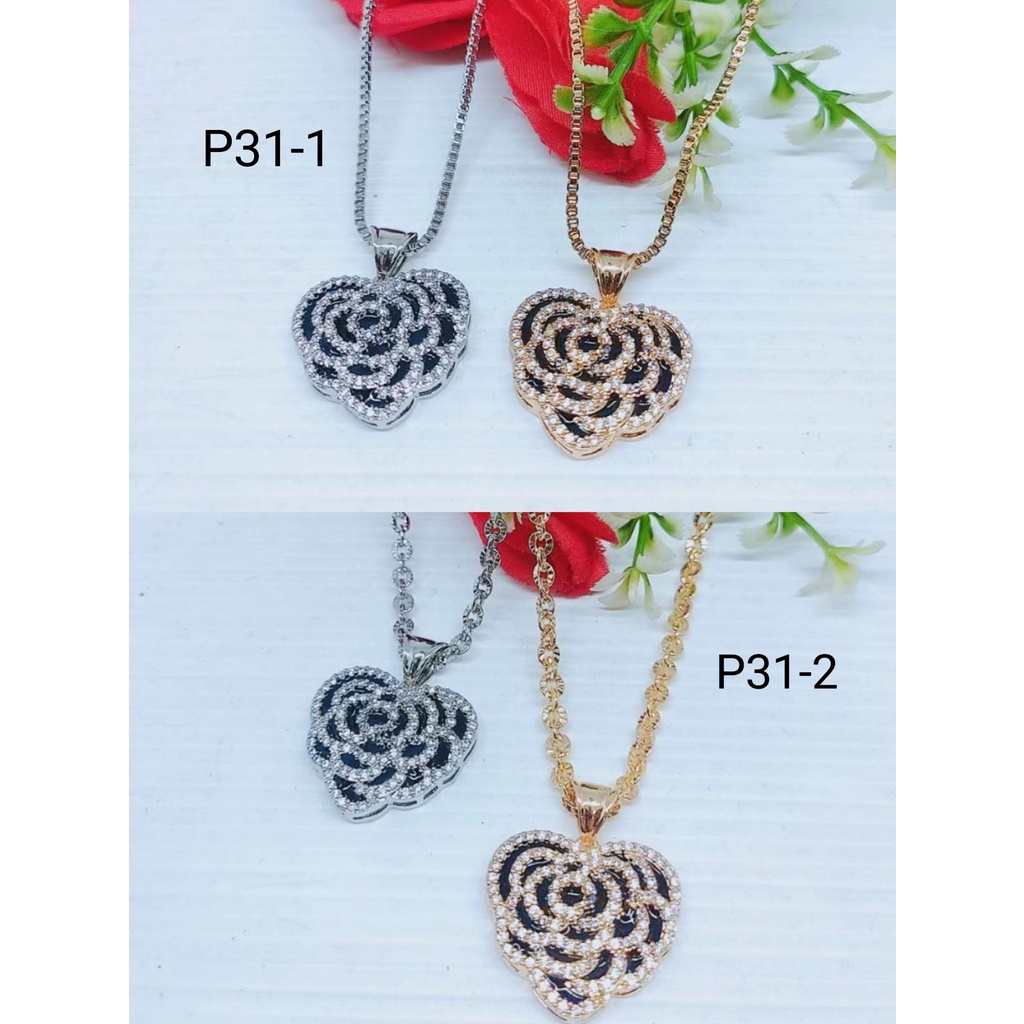 Kalung Xuping Mata Full Lapis Emas Perhiasan Wanita P31-1/31-2