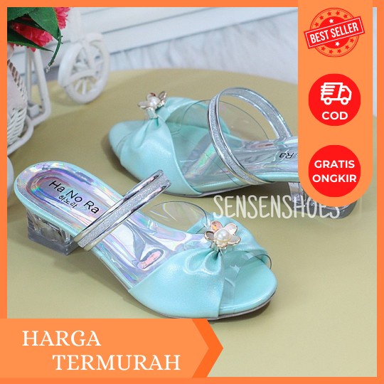 Sepatu Boot Heel Anak Perempuan Import Rimple Black Sepatu Anak Cewek Sendal Pesta Anak Perempuan Sa