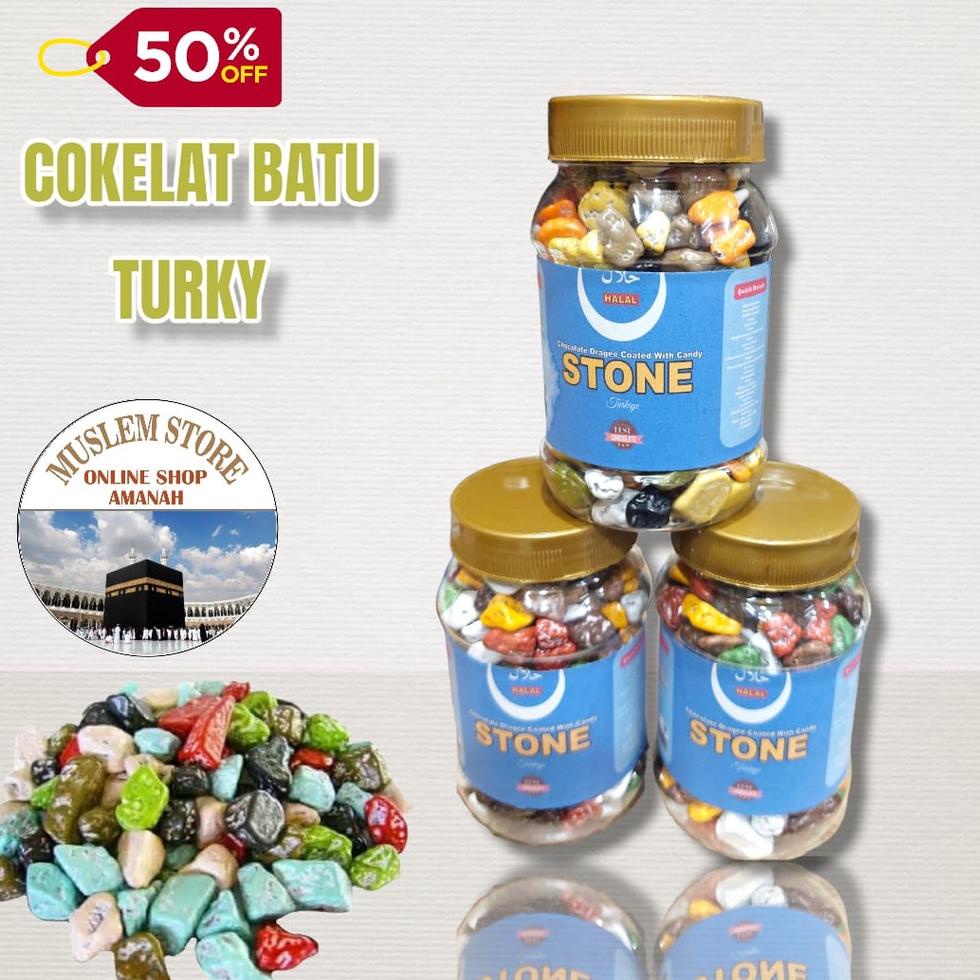 

Harga Murah ★★ COKLAT BATU/KRIKIL TURKY 250GR KEMASAN TOPLES ϟ
