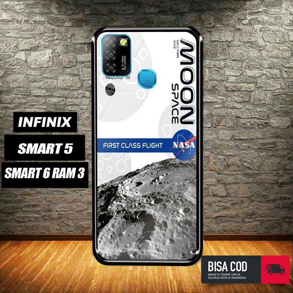 Case Infinix Smart 6 Ram 3 / Infinix Smart 5 Casing Hard case 2D Terbaru [ NASA TIKET ] - Case hp - 