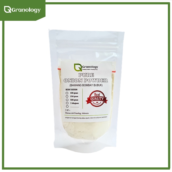 Bawang Bombay Bubuk / Pure Onion Powder (100 gram) by Granology